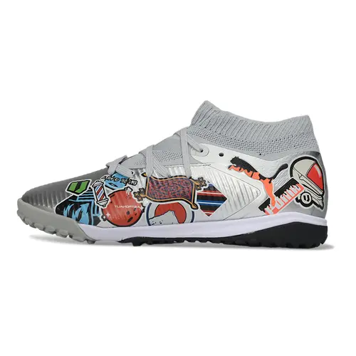 Chuteira Society Puma Future 8 TF Prata