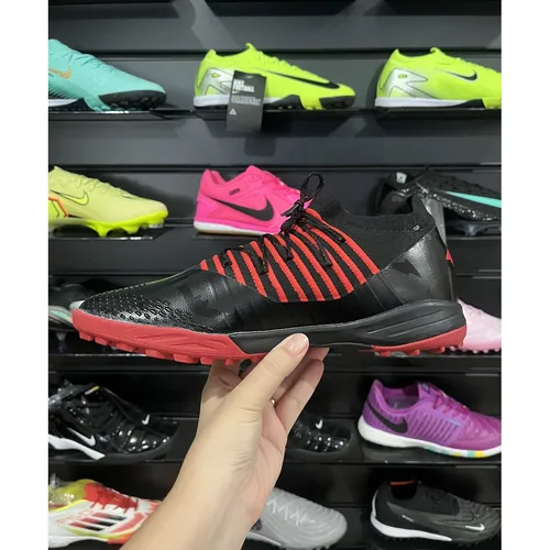 Chuteira Society Puma Future Z 1.3 TF Preta e Vermelha - Pronta Entrega