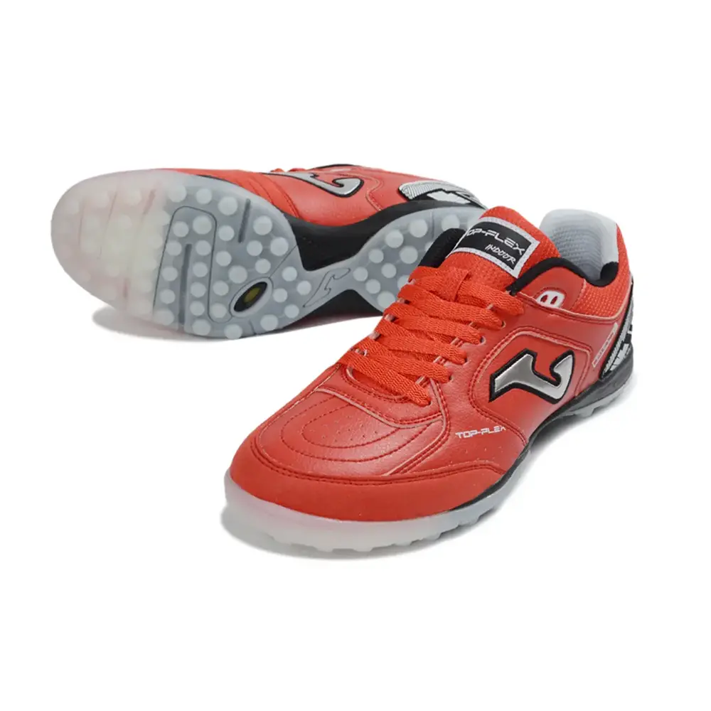 Chuteira Society Joma Top Flex Vermelha | Conforto e Controle