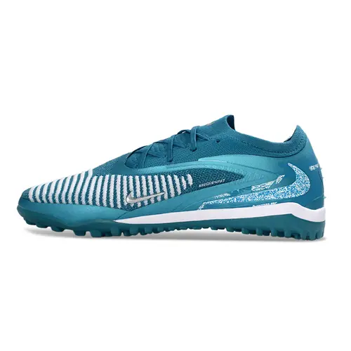 Chuteira Society Nike Phantom GX 6 Elite TF Azul e Branco