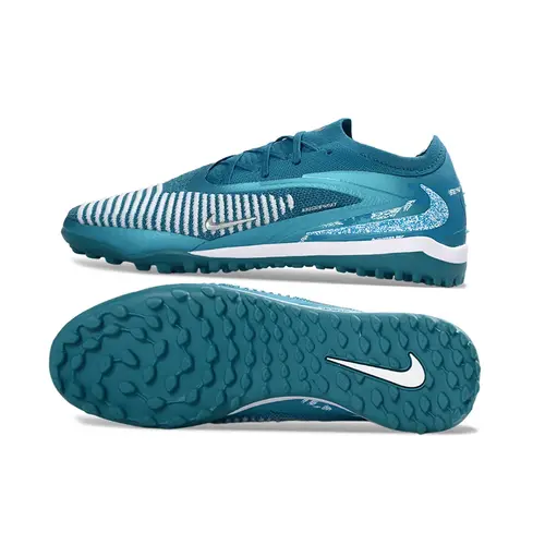 Chuteira Society Nike Phantom GX 6 Elite TF Azul e Branco
