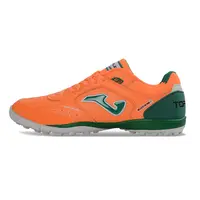 Chuteira Society Joma Top Flex Laranja e Verde - imagem 1