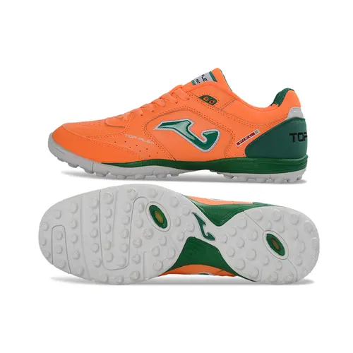 Chuteira Society Joma Top Flex Laranja e Verde