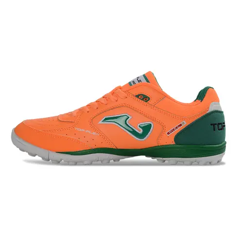 Chuteira Society Joma Top Flex Laranja e Verde