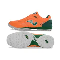 Chuteira Society Joma Top Flex Laranja e Verde - imagem 2