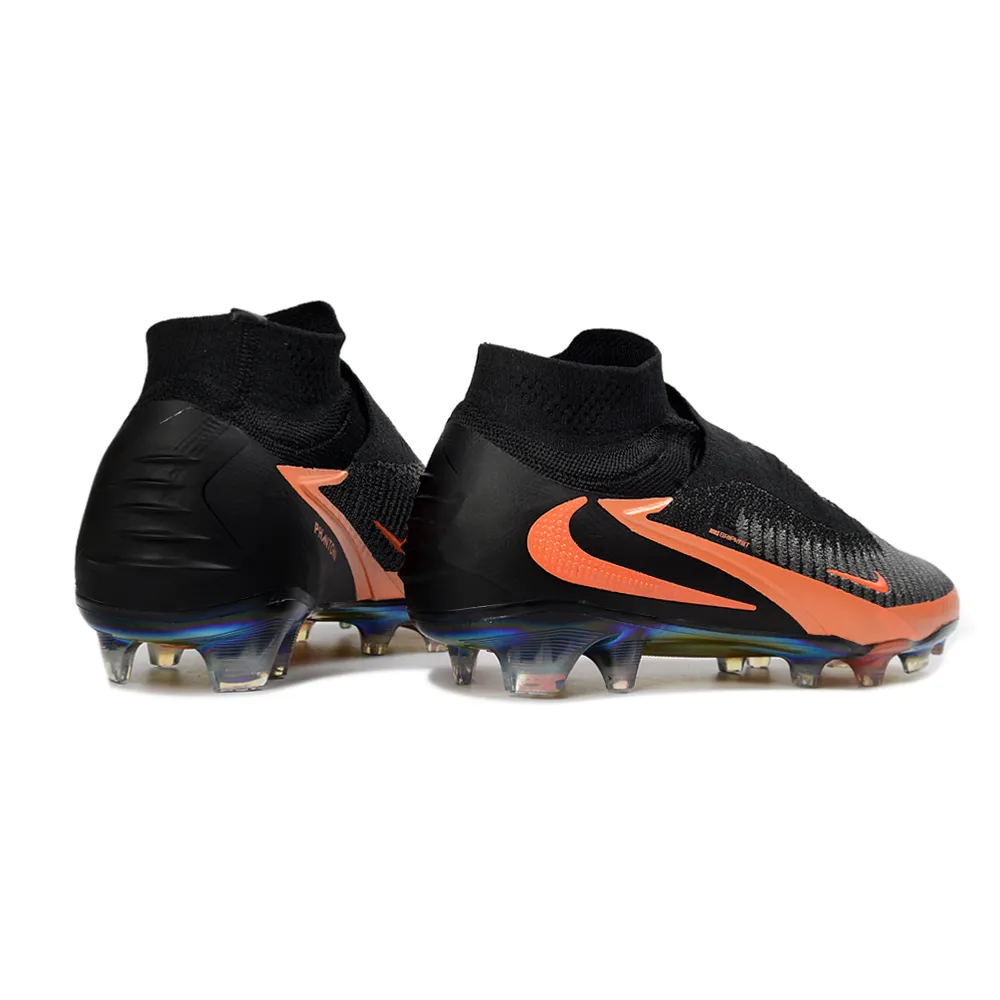 Chuteira Campo Nike Phantom GX 6 DF Elite FG Preto e Laranja