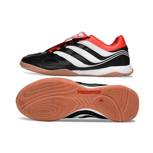 Chuteira Futsal Adidas Predator Precision IC Preto, Vermelha e Branco