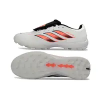 Chuteira Society Adidas Predator Tounge Elite 26 TF Branco, Laranja e Preto - imagem 5