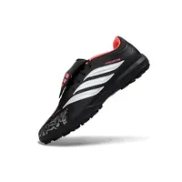 Chuteira Society Adidas Predator Tounge Elite 26 TF Preto e Laranja  - imagem 4