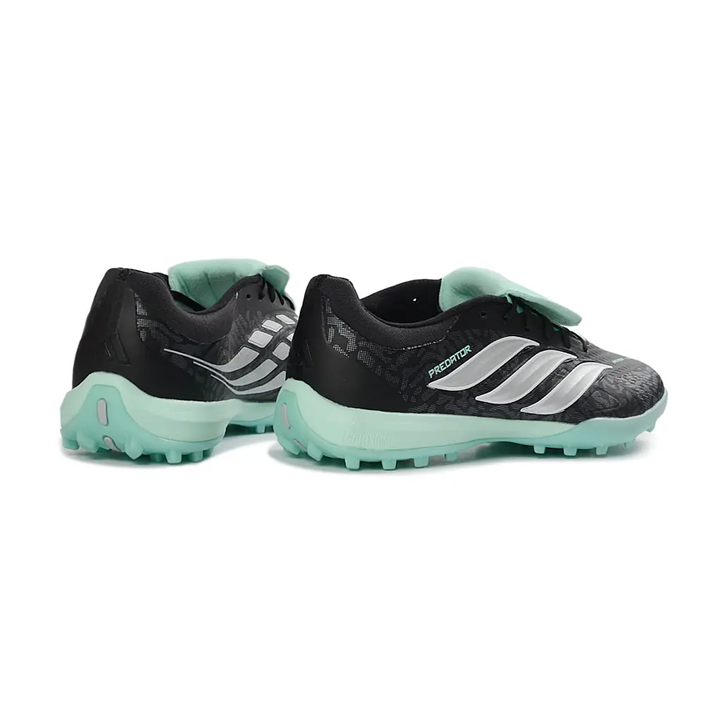 Chuteira Society Adidas Predator Tounge Elite 26 TF Preto e Verde