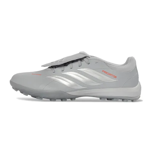 Chuteira Society Adidas Predator Tongue Elite 26 TF Cinza