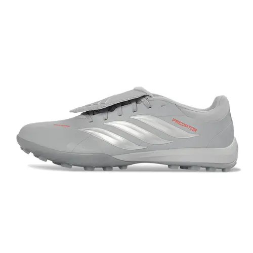 Chuteira Society Adidas Predator Tounge Elite 26 TF Cinza