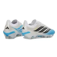 Chuteira Campo Adidas Predator 26 Elite FG Branco, Azul e Amarelo - imagem 5