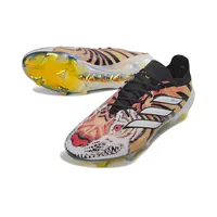 Chuteira Campo Adidas Predator 26 Elite FG Preto e Laranja - imagem 3
