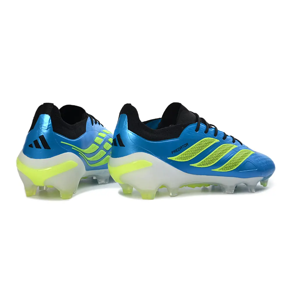 Chuteira Campo Adidas Predator 26 Elite FG Azul e Verde