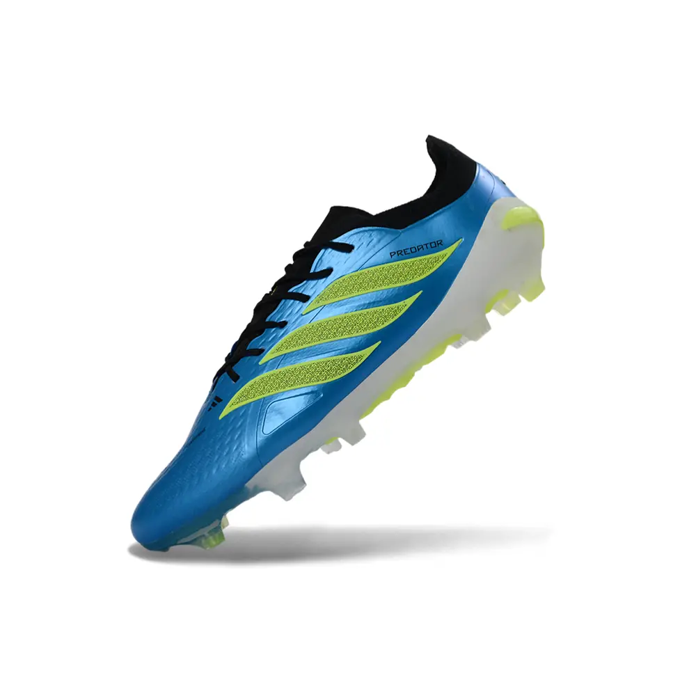 Chuteira Campo Adidas Predator 26 Elite FG Azul e Verde