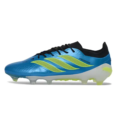 Chuteira Campo Adidas Predator 26 Elite FG Azul e Verde