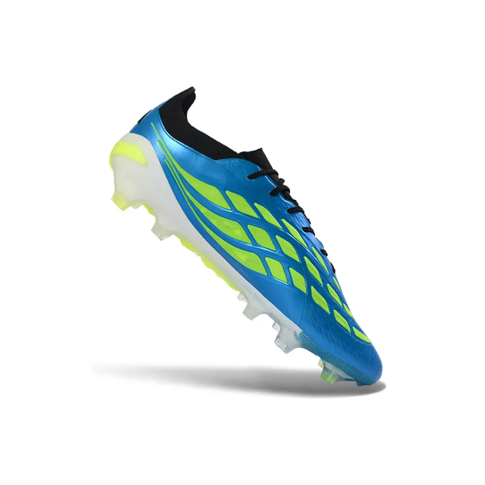 Chuteira Campo Adidas Predator 26 Elite FG Azul e Verde