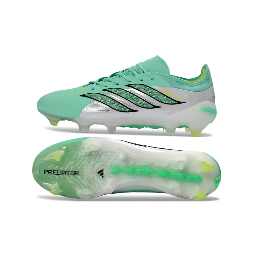 Chuteira Campo Adidas Predator 26 Elite FG Verde e Branco