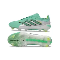 Chuteira Campo Adidas Predator 26 Elite FG Verde e Branco - imagem 6
