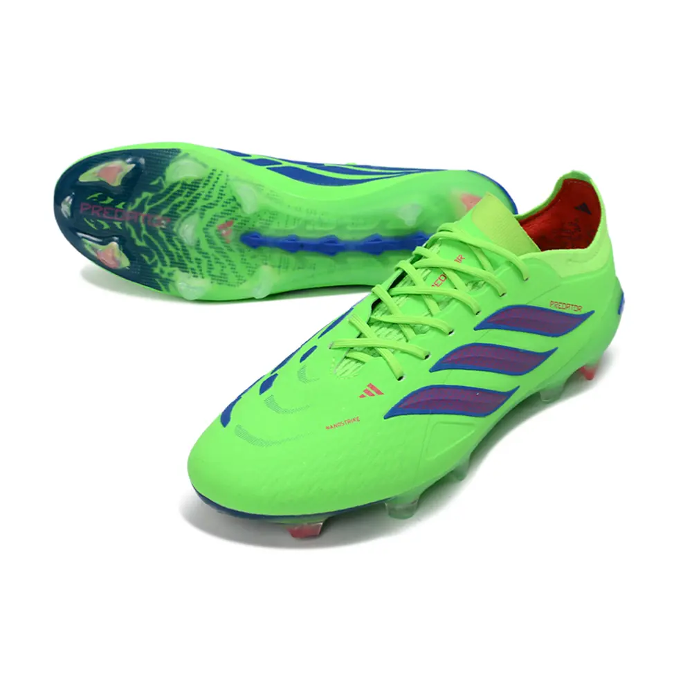 Chuteira Campo Adidas Predator 26 Elite FG Verde e Roxo