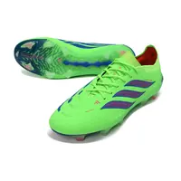 Chuteira Campo Adidas Predator 26 Elite FG Verde e Roxo - imagem 4