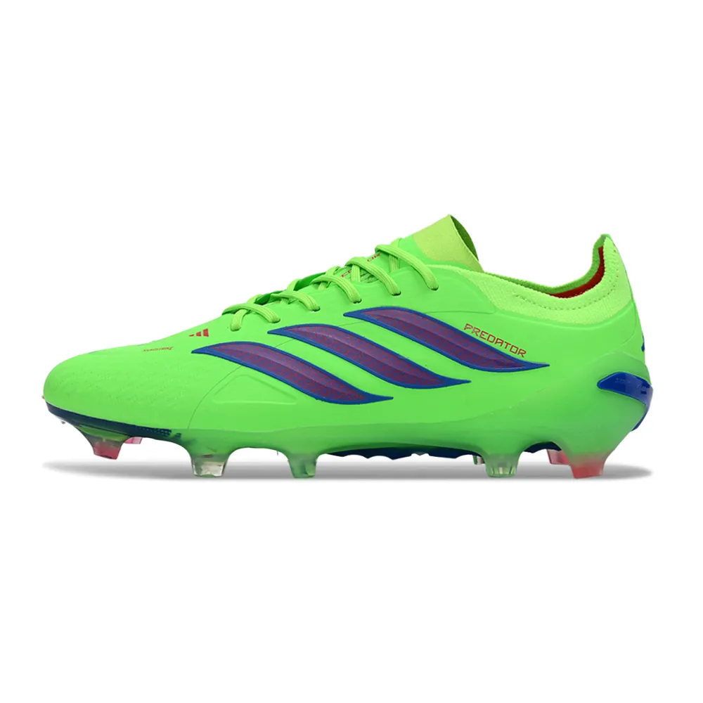 Chuteira Campo Adidas Predator 26 Elite FG Verde e Roxo