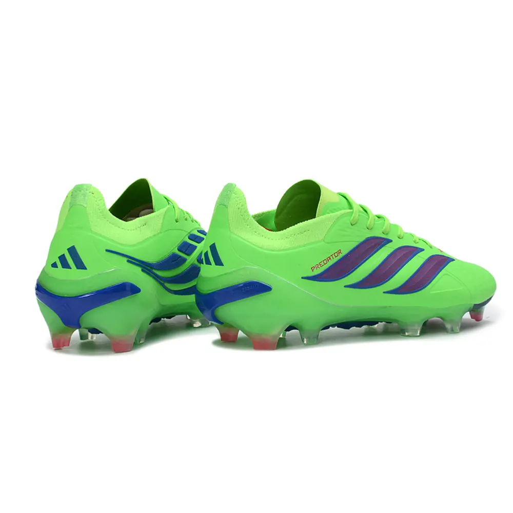 Chuteira Campo Adidas Predator 26 Elite FG Verde e Roxo