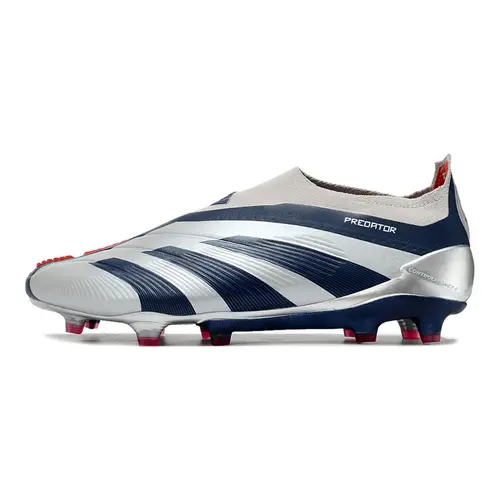 Chuteira Campo Adidas Predator LL Elite FG Prata e Azul - Roteiro Pack