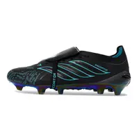 Chuteira Campo Adidas Predator Tongue 26 Elite FG Preto e Azul - imagem 1