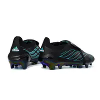 Chuteira Campo Adidas Predator Tongue 26 Elite FG Preto e Azul - imagem 5
