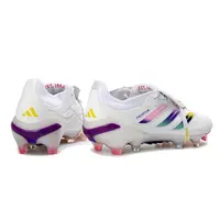 Chuteira Campo Adidas Predator Tongue 26 Elite FG Branco e Colorido - imagem 4
