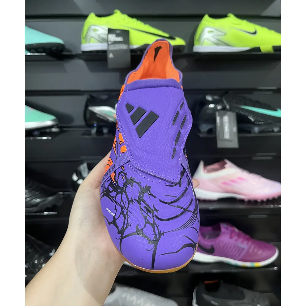 Chuteira Campo Adidas Predator FT 30 Elite FG Roxo e Laranja "Raphinha" - Pronta Entrega