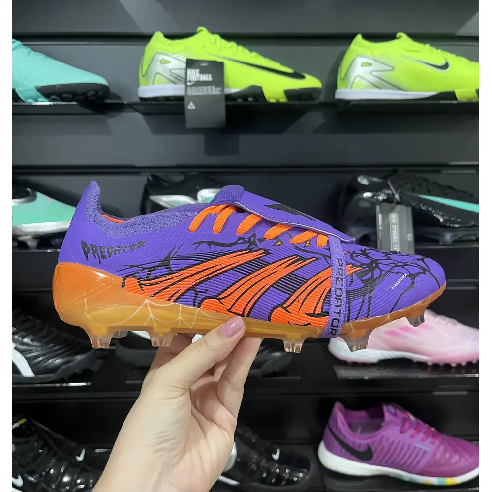 Chuteira Campo Adidas Predator FT 30 Elite FG Roxo e Laranja "Raphinha" - Pronta Entrega
