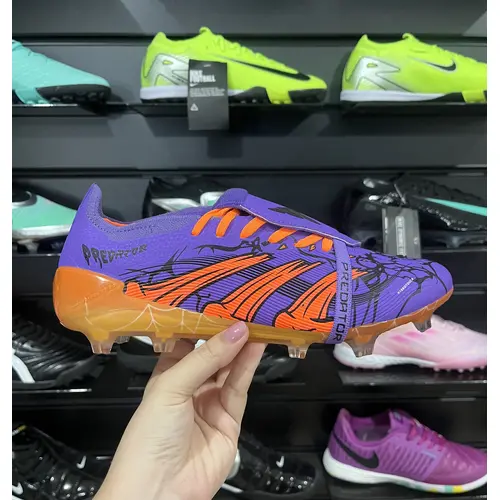 Chuteira Campo Adidas Predator FT 30 Elite FG Roxo e Laranja "Raphinha" - Pronta Entrega