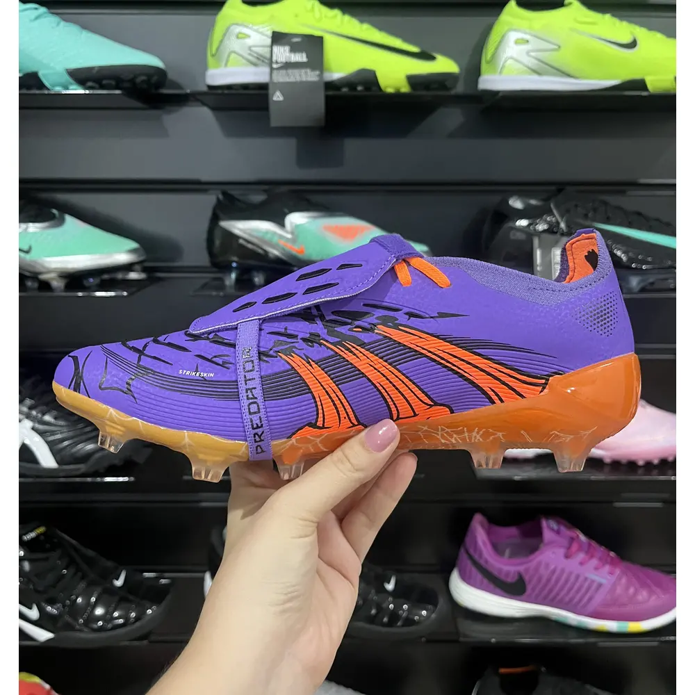 Chuteira Campo Adidas Predator FT 30 Elite FG Roxo e Laranja "Raphinha" - Pronta Entrega
