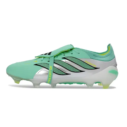 Chuteira Campo Adidas Predator Tongue 26 Elite FG Verde e Branco