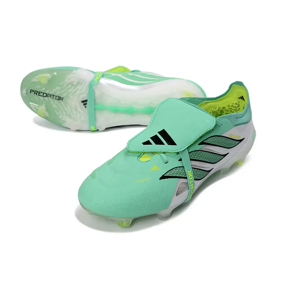 Chuteira Campo Adidas Predator | Controle Preciso FG Verde