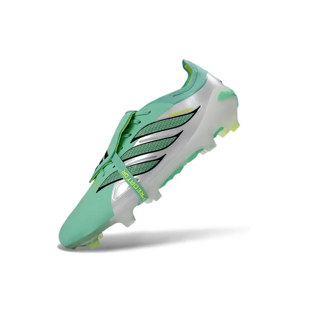 Chuteira Campo Adidas Predator | Controle Preciso FG Verde