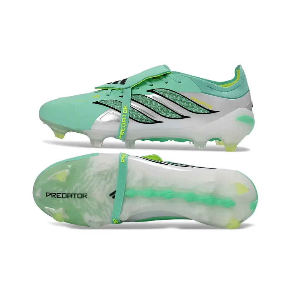 Chuteira Campo Adidas Predator | Controle Preciso FG Verde