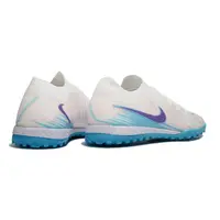 Chuteira Society Nike Phantom GX 2 Elite TF Branco, Azul e Roxo - imagem 5