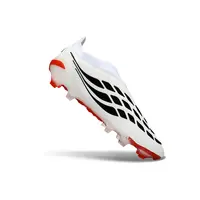 Chuteira Campo Adidas Predator LL 26 Elite FG Branco, Vermelho e Preto - imagem 5