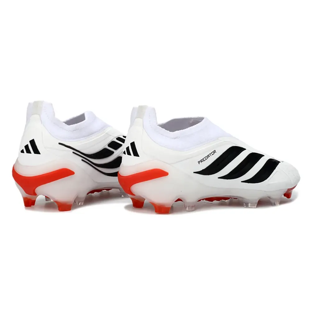 Chuteira Campo Adidas Predator LL 26 Elite FG Branco, Vermelho e Preto