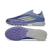 Chuteira Society Adidas F50+ | TF Lilás e Verde - Farda de Boleiro - imagem 2