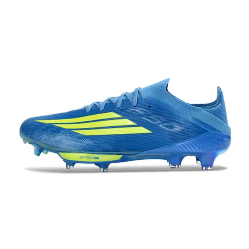 Chuteira Campo Adidas F50+ FG Azul e Verde 