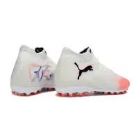 Chuteira Society Puma Future 8 MG Branco e Laranja  - imagem 3