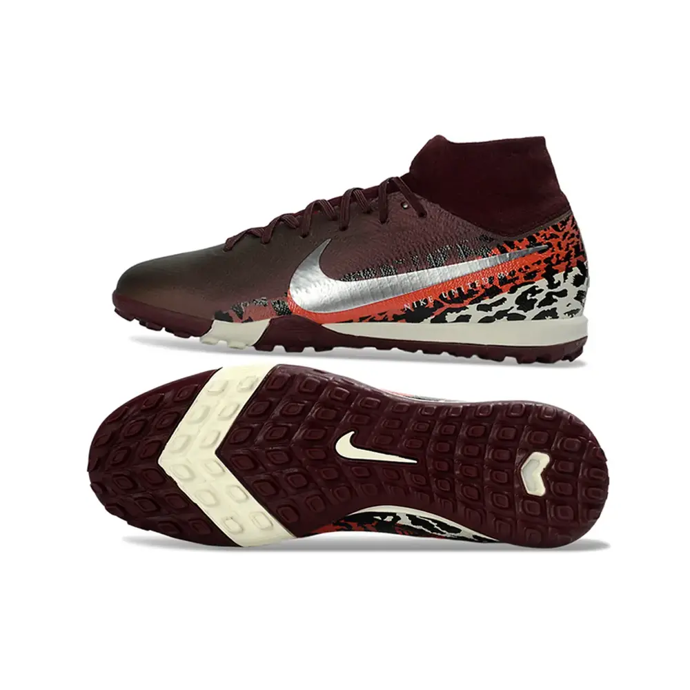 Chuteira Society Nike Mercurial Superfly 10 Elite TF Bordo