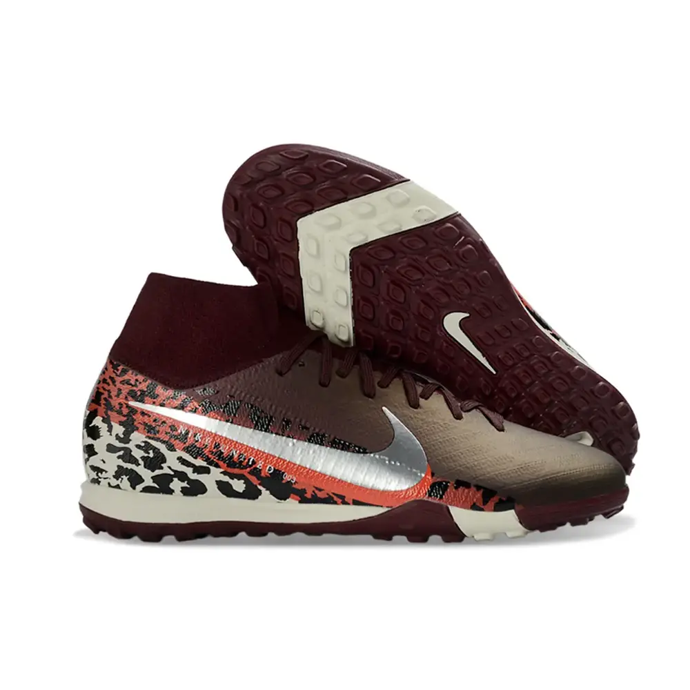 Chuteira Society Nike Mercurial Superfly 10 Elite TF Bordo