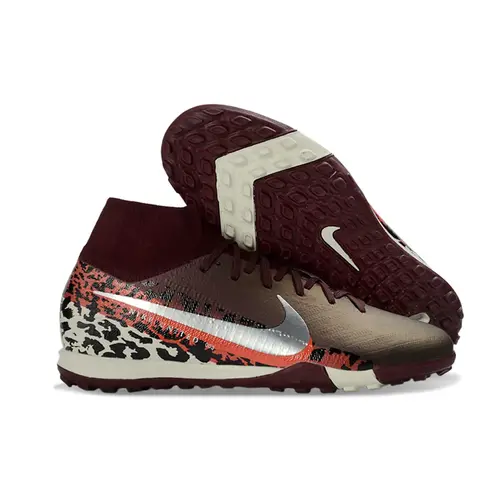 Chuteira Society Nike Air Zoom Mercurial Superfly 10 Elite TF Bordo