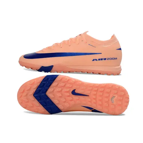 Chuteira Society Nike Air Zoom Mercurial Vapor 16 Elite TF Rose e Azul